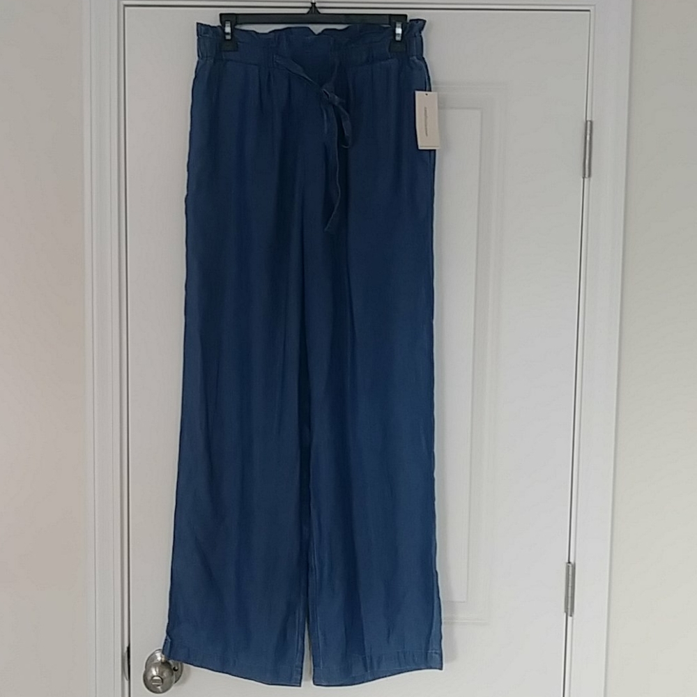 Paper bag Chambray Pants